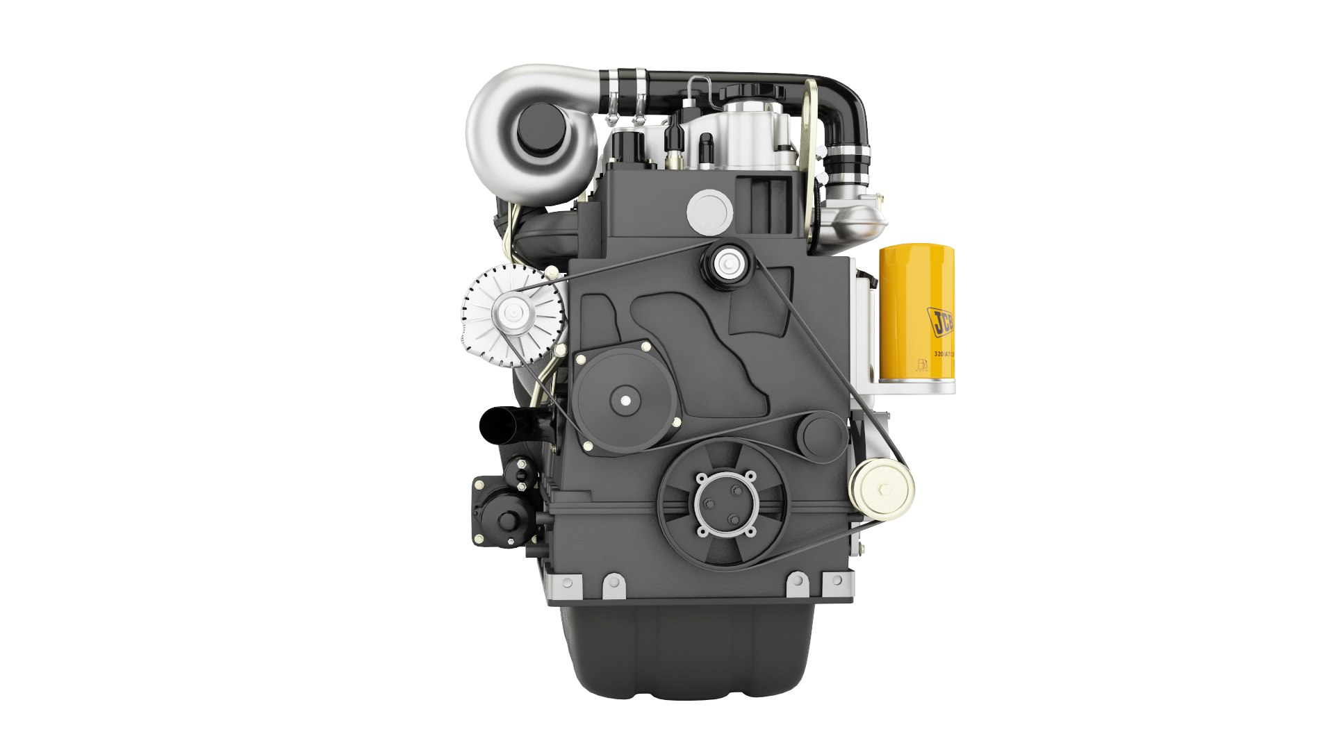 3D JCB Tier 3 Base Engine - TurboSquid 2087079