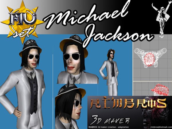 Michael Jackson Hat 3D model