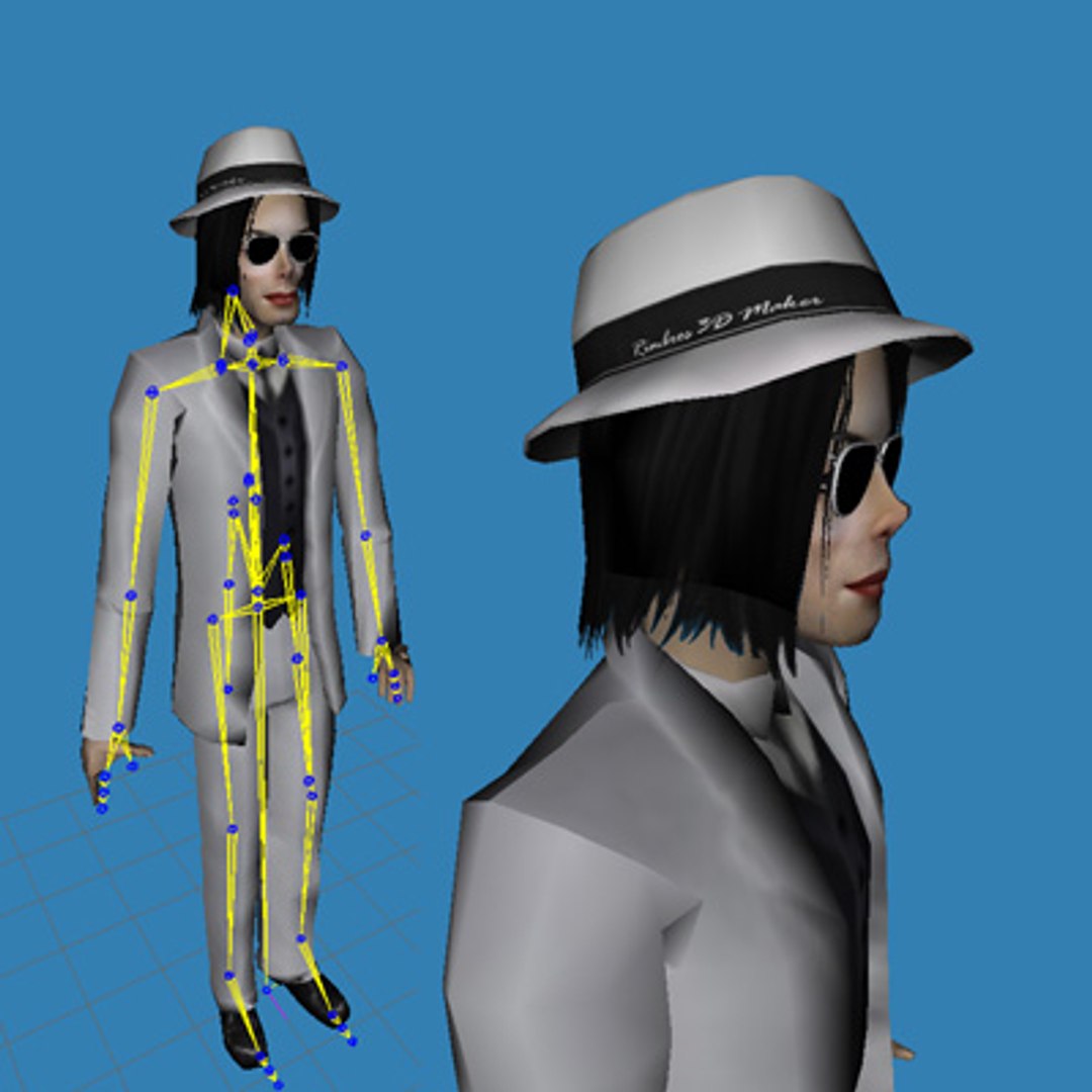 Michael Jackson Shoes 3D Model $15 - .unknown .3ds .dae .dwg .dxf