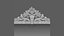 classic carved frame 01 3D model