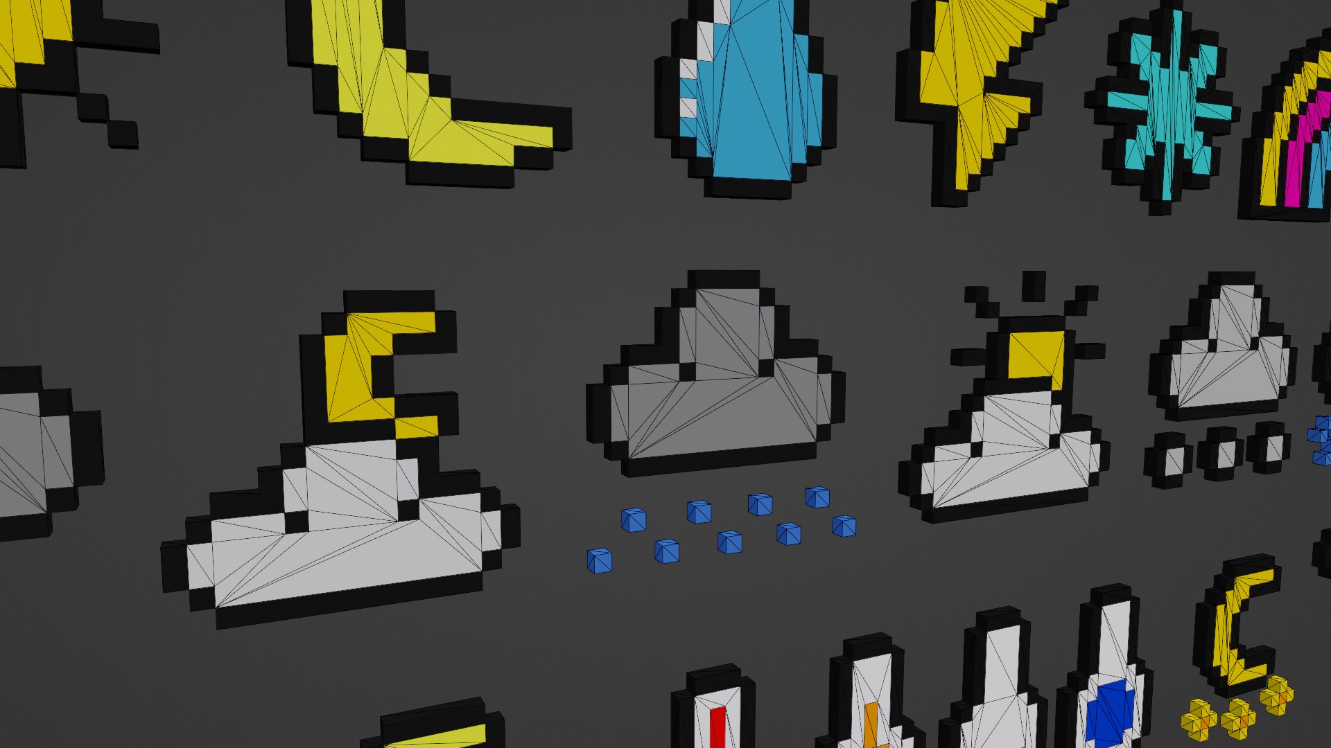 Weather Icon Pack 3D Model - TurboSquid 2044502