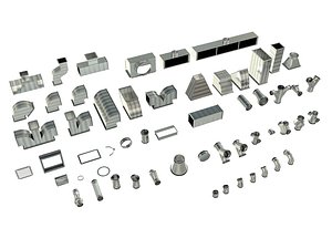 3D parts set