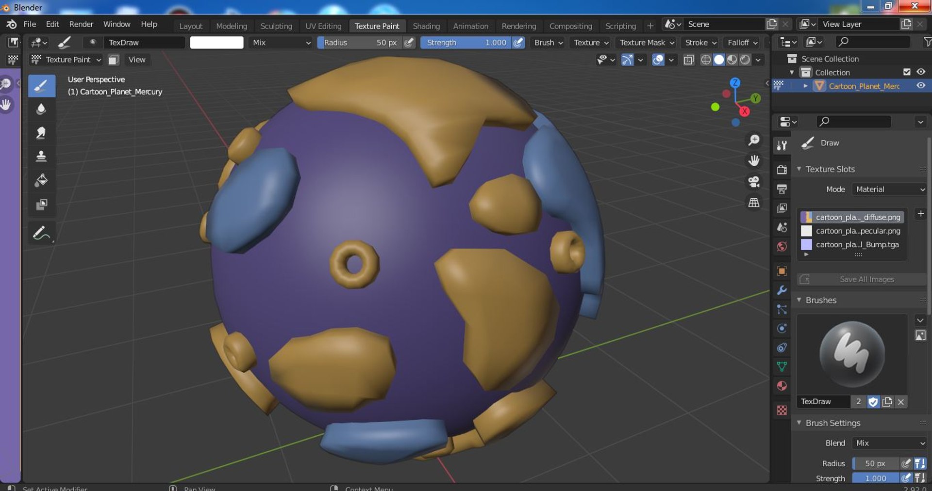 3D Cartoon Planet Mercury model https://p.turbosquid.com/ts-thumb/dN/p9J5kH/s7/cartoonplanetmercury3dmodel020/jpg/1646912798/1920x1080/fit_q87/18ab534f11ce25cda22b91001ed493c5c39d2c14/cartoonplanetmercury3dmodel020.jpg