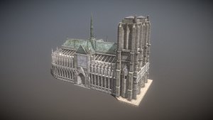 Notre-Dame de Paris 3D model