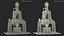 3D model Vintage Industrial Steam Hammer Rigged