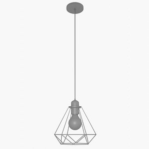 Diamond Shape Hanging Light