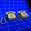 touchtone phone vintage 01 3d model