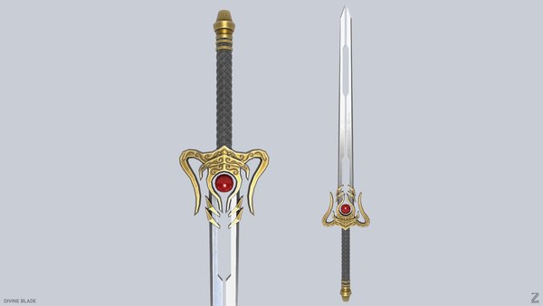modelo 3d espada divina - TurboSquid 2239964