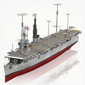 USS Arlington AGMR-2 3D model