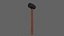 PBR Rubber Mallet Hammer Wood2