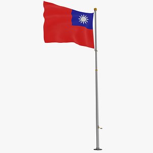 Pole Flag Taiwan - Republic of China
