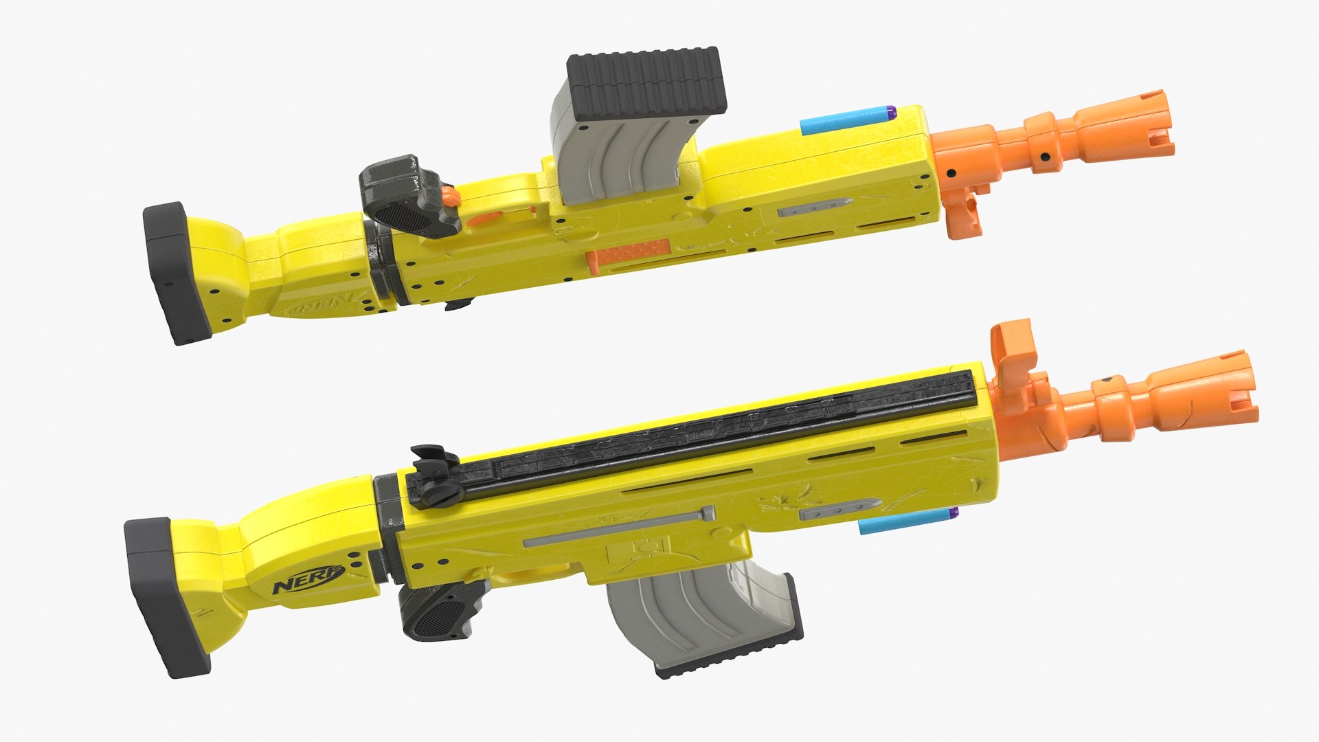 Nerf Fortnite AR-L Elite Dart Blaster 3D model