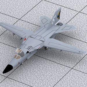 3d general dynamics f-111 model