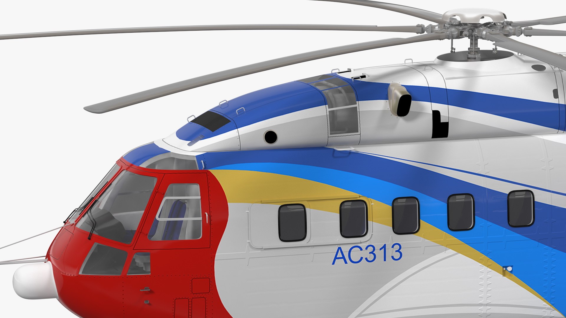 3D Avicopter Ac313 Civilian Helicopter - TurboSquid 1495321