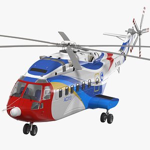 3D avicopter ac313 civilian helicopter