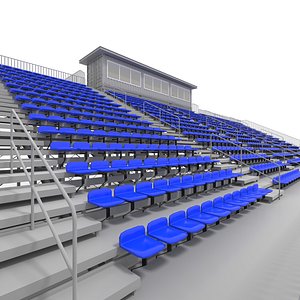 3D Bleachers 45