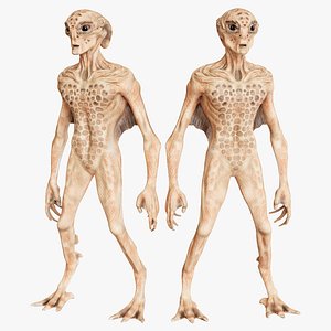 3D model Aquatic Alien Creature