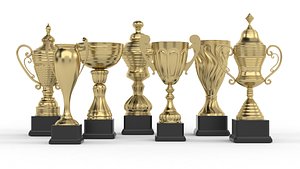 3D Trophy Cups