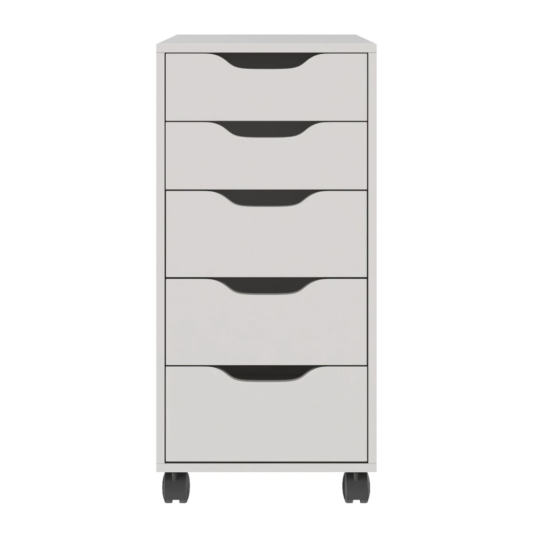 3D IKEA Alex Drawer Unit On Casters TurboSquid 2012859