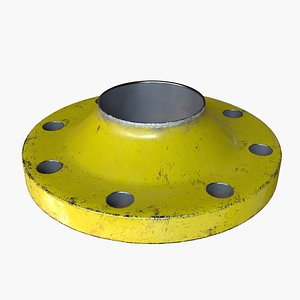 Flange DN100 YELLOW model