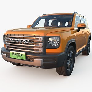 2023 Haval Raptor with lowpoly interior 3D model