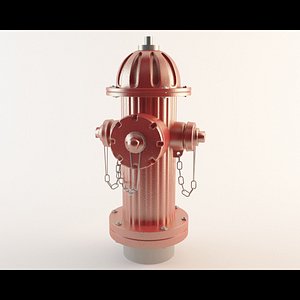 3d hydrant water model