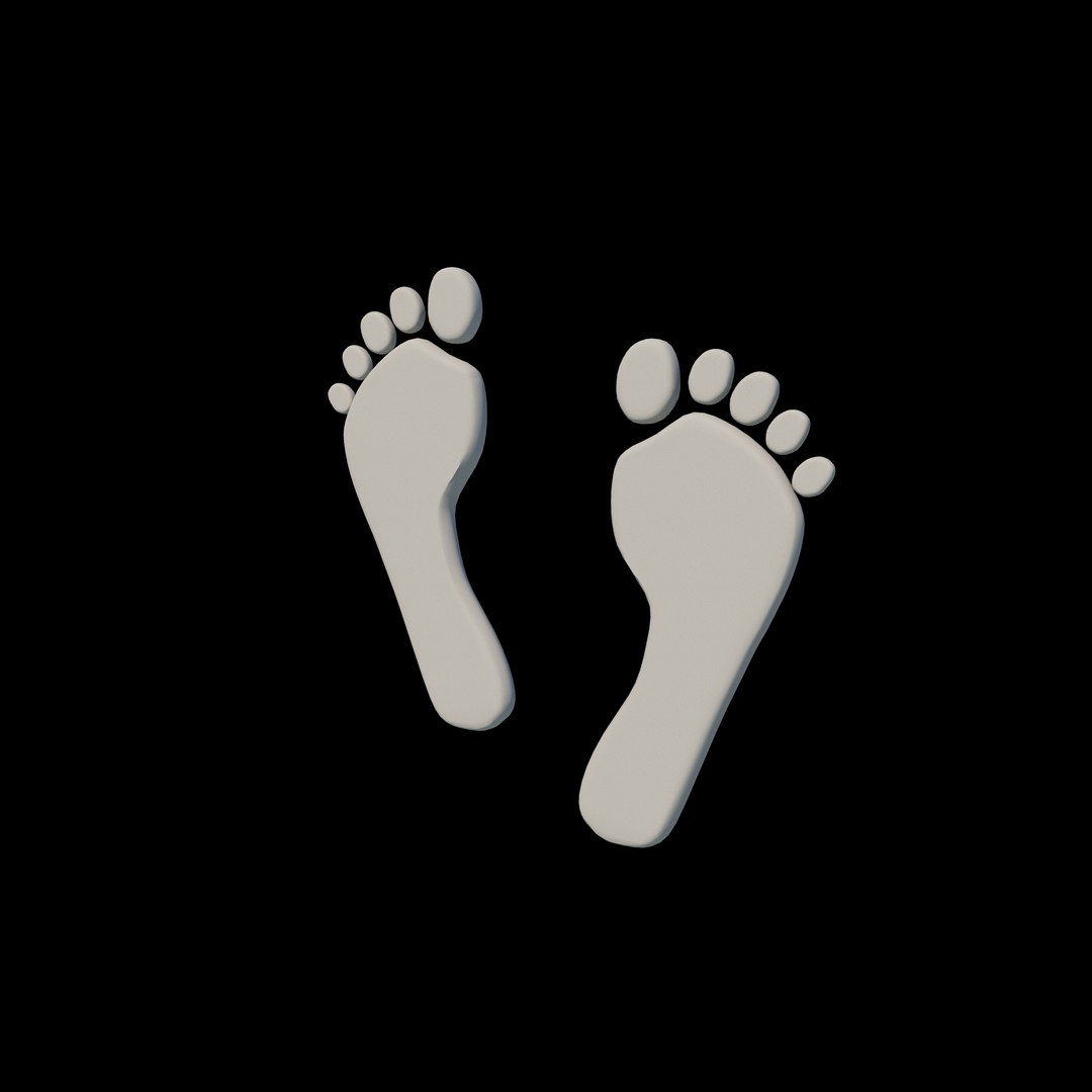 3D Model Footprint 3D Model - TurboSquid 2402565