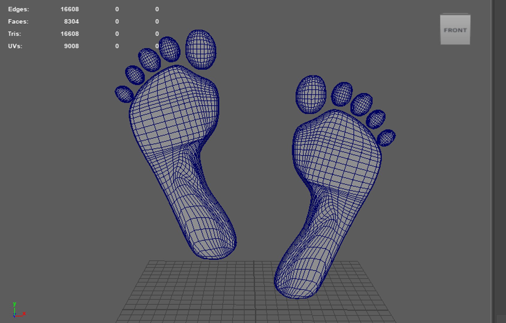 3D Model Footprint 3D Model - TurboSquid 2402565