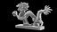 Estatuilla Dragón De Bronce Indio