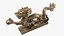 Estatuilla Dragón De Bronce Indio
