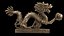 Estatuilla Dragón De Bronce Indio