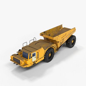 Underground Mining Dump Truck 3D model