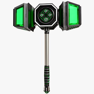 Sci-Fi Hammer09 All PBR Unity UE Textures Included