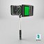 Sci-Fi Hammer09 All PBR Unity UE Textures Included