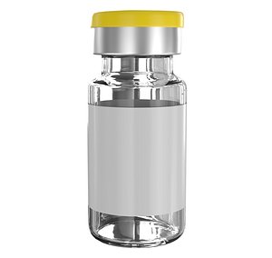 Injection Vial PBR 6 3D model