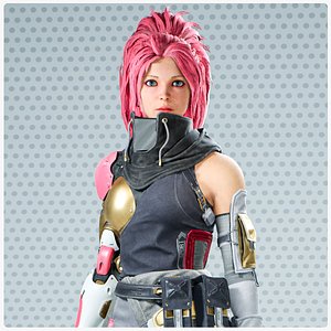 3D LISA - Female Game Character