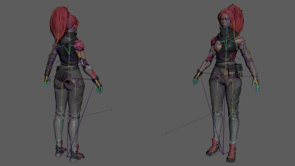LISA - Female Game Character3Dモデル - TurboSquid 2094184