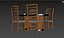 Dining table 3D