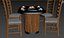 Dining table 3D