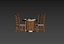 Dining table 3D