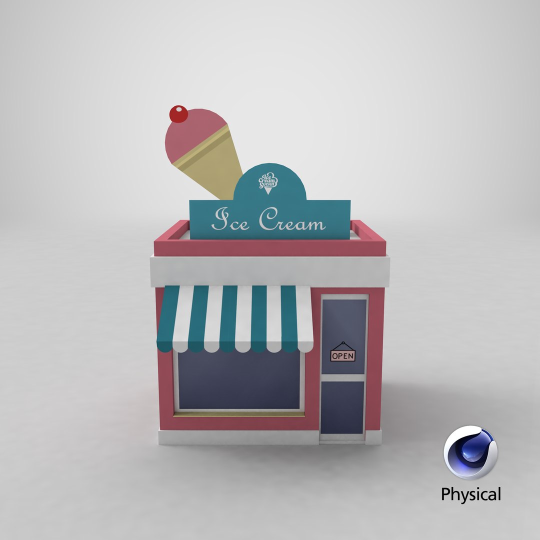 cartoon ice cream shop 3D model https://p.turbosquid.com/ts-thumb/dO/VydYFX/JWBgNcyy/render.0001/png/1524910235/1920x1080/fit_q87/6565b8fd34bd11840744920e3fa6195f854b444a/render.0001.jpg