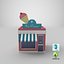 Ice Cream Cartoon Shop Modello 3D