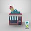 Ice Cream Cartoon Shop Modello 3D