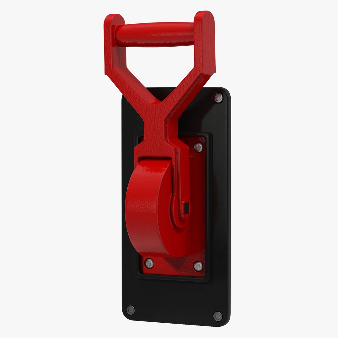 Industrial Power Switch 3D model preview