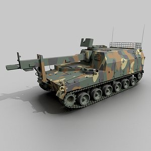 K10 ARV ammunition resupply vehicle 3D