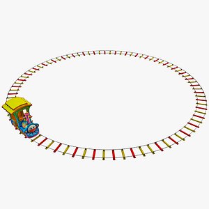 Toy Train with Track