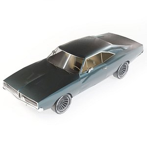 3D Dodge Charger 1969