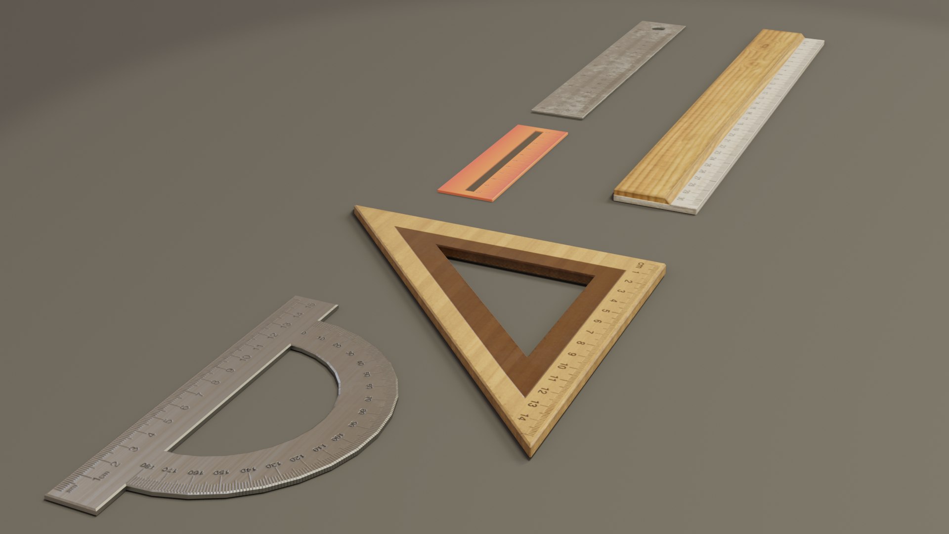 3D Model Math Geometry Tool Set - TurboSquid 1492095