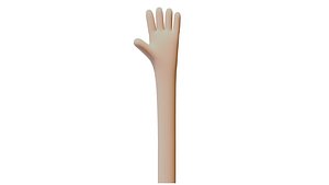 Low-Poly Cartoon Hand Stylized model