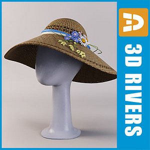 easter bonnet 3d model
